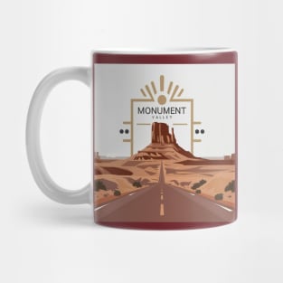 Monument Valley National Park Travel Sticker Mug